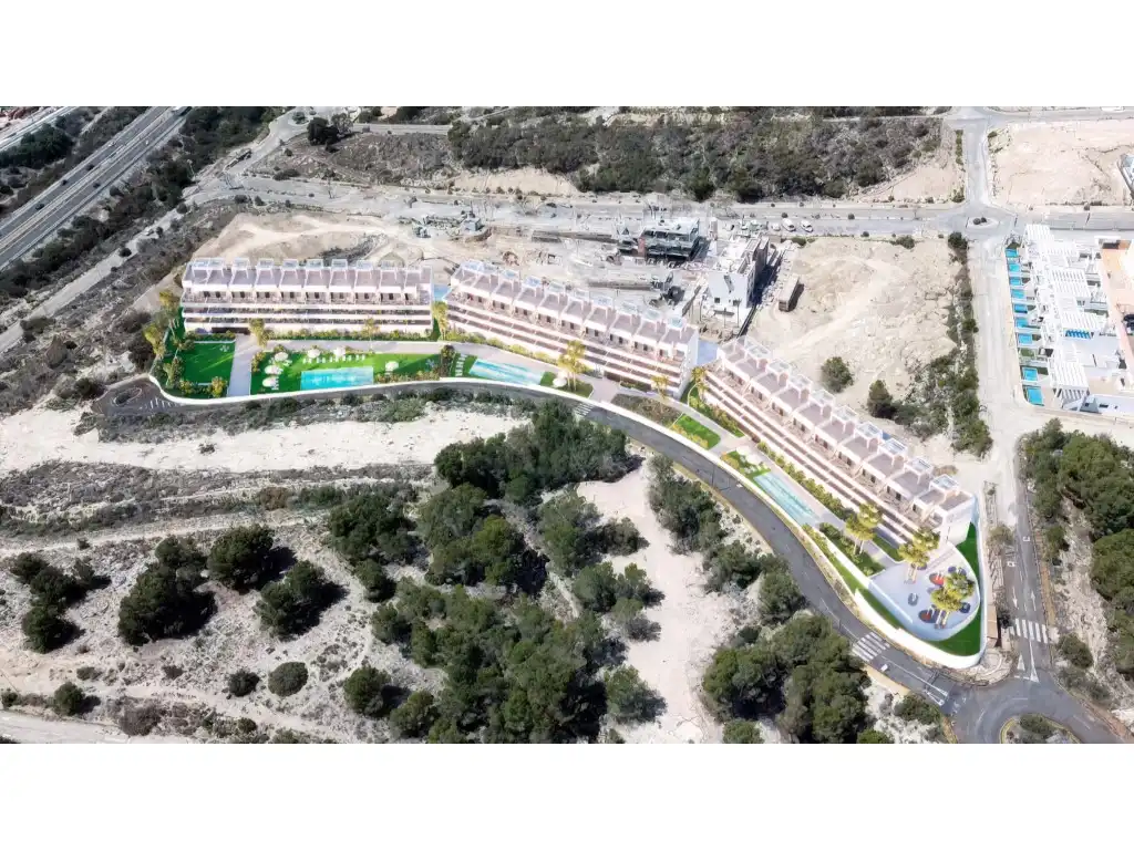 Vista exterior de Apartamento en venta en Finestrat con Terraza, Piscina y Amueblado