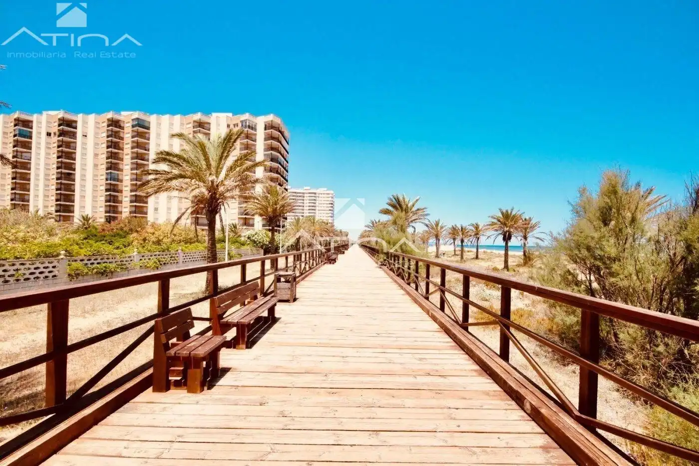 Exterior view of Flat for sale in Gandia  with Air Conditioner, Heating and Parquet flooring