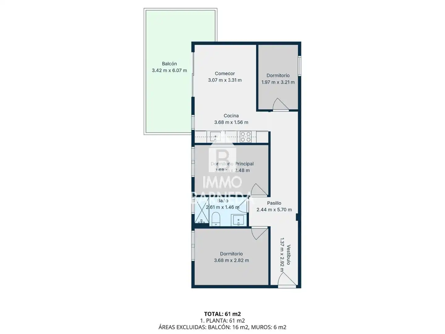 Piso con terraza en venta en Roca Negra 12, imagen 24