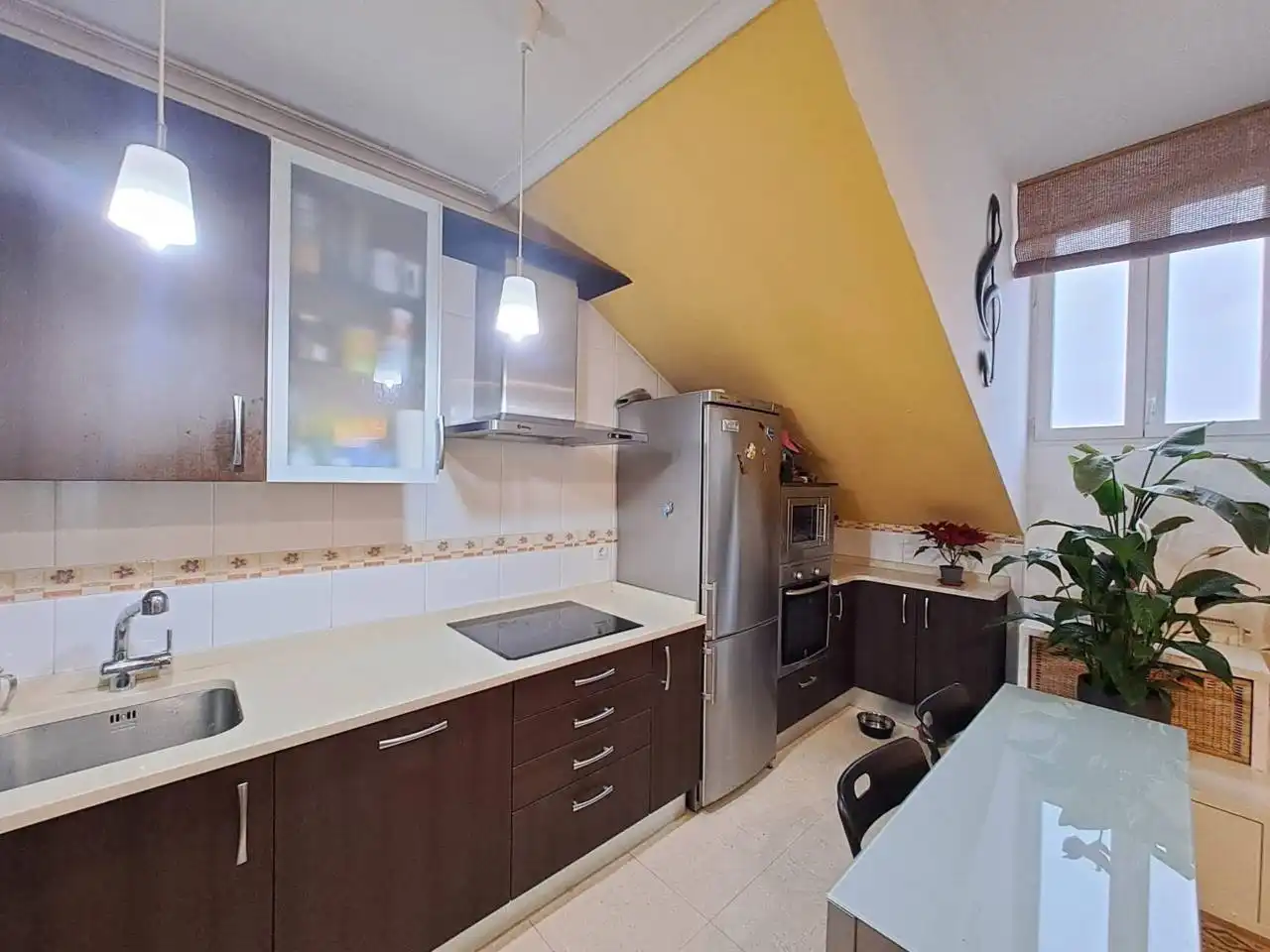 Kitchen of Attic for sale in Burgos  with Heating, Parquet flooring and Storage room