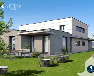 Exterior view of Single-family semi-detached for sale in Valladolid Capital  with Air Conditioner and Terrace