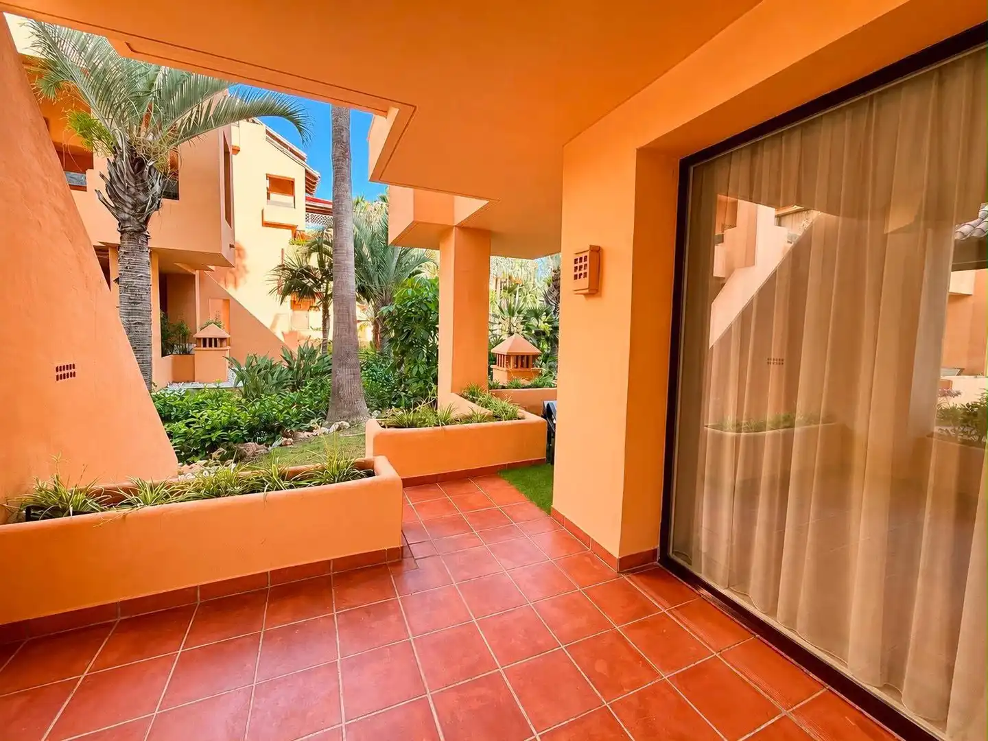 Terrace of Ground floor for rent in Marbella  with Air Conditioner, Terrace and Swimming Pool