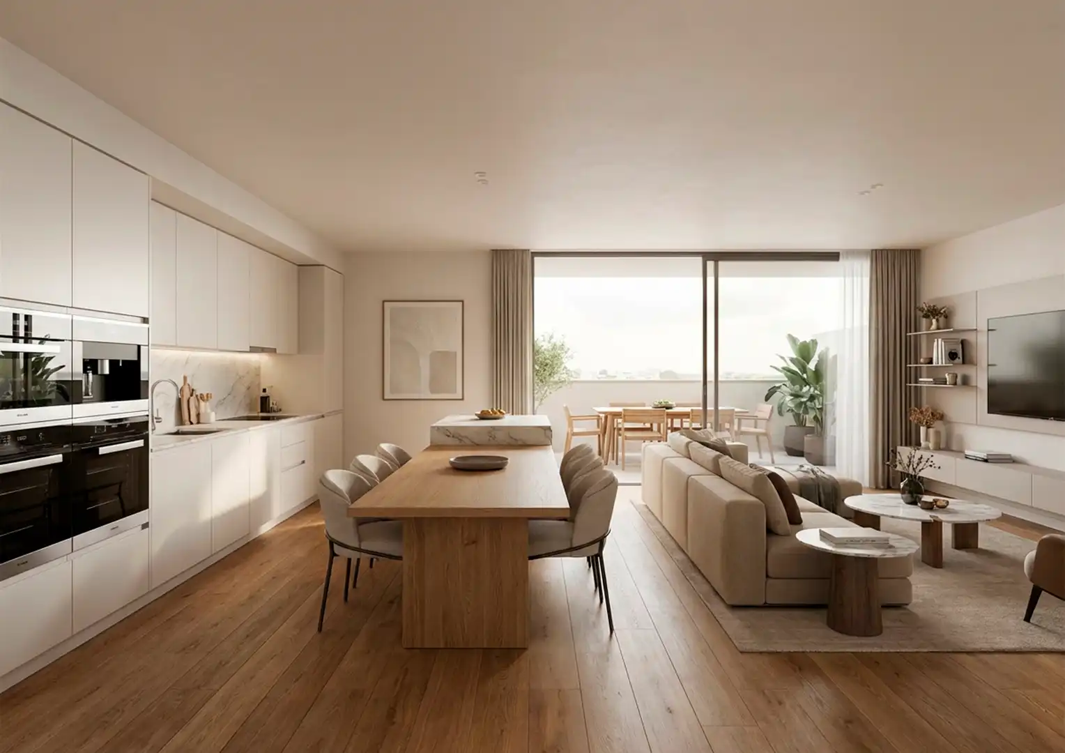 Living room of Flat for sale in Igualada  with Air Conditioner, Heating and Parquet flooring