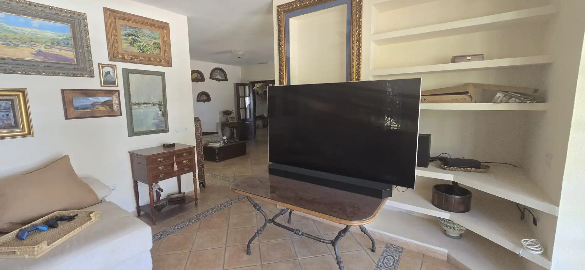 Living room of Houses for rent in Jerez de la Frontera  with Air Conditioner, Private garden and Swimming Pool
