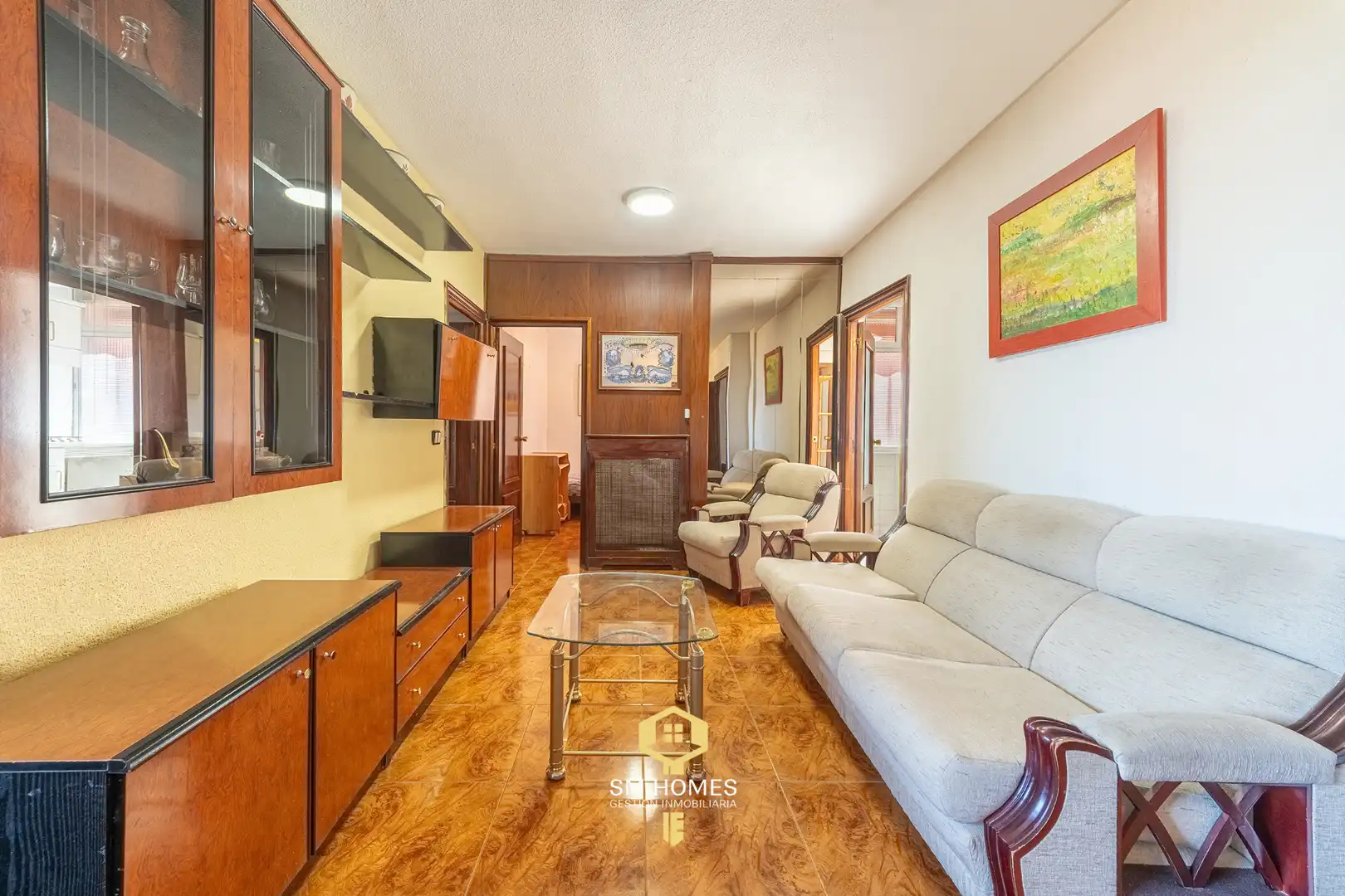 Sala de estar de Piso en venta en Coslada con Aire acondicionado, Calefacción y Amueblado