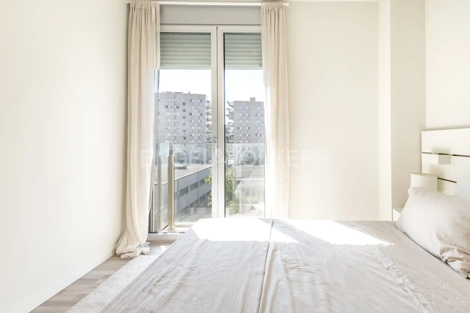 Bedroom of Flat for sale in Sant Adrià de Besòs  with Air Conditioner, Heating and Parquet flooring