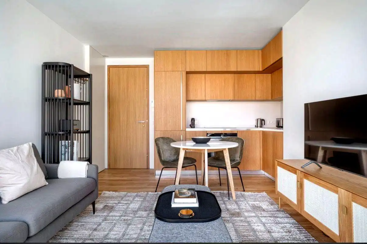 Living room of Apartments for rent in Madrid  with Air Conditioner, Heating and Storage room