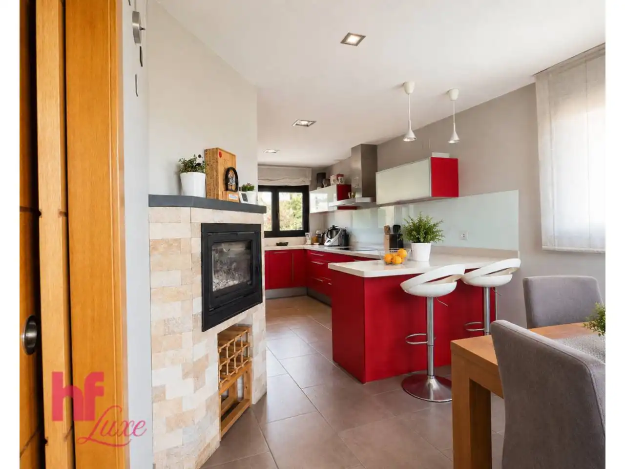Cocina de Casa o chalet en venta en Lliçà de Vall con Aire acondicionado, Calefacción y Jardín privado