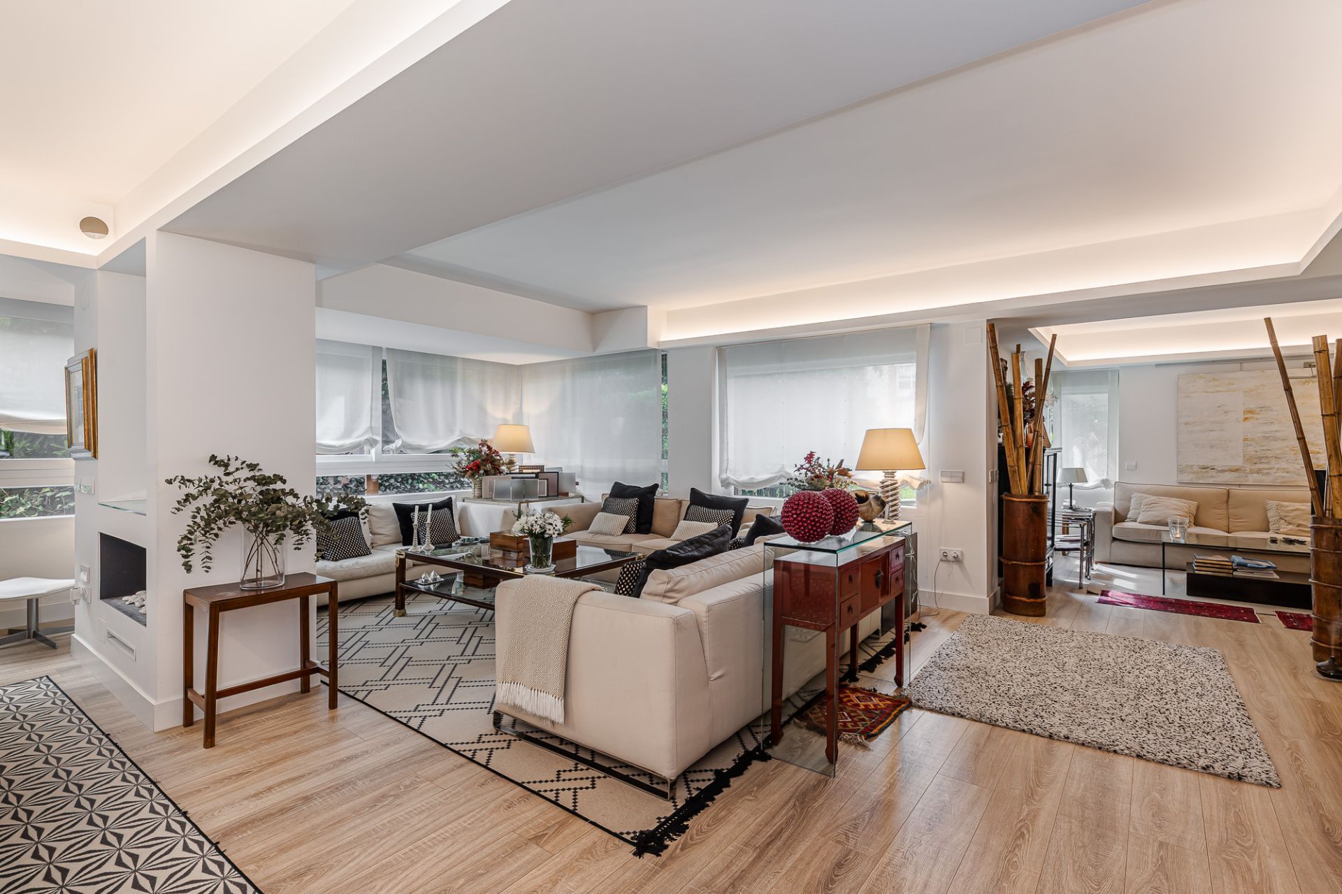 Living room of Flat for sale in  Madrid Capital  with Air Conditioner and Storage room