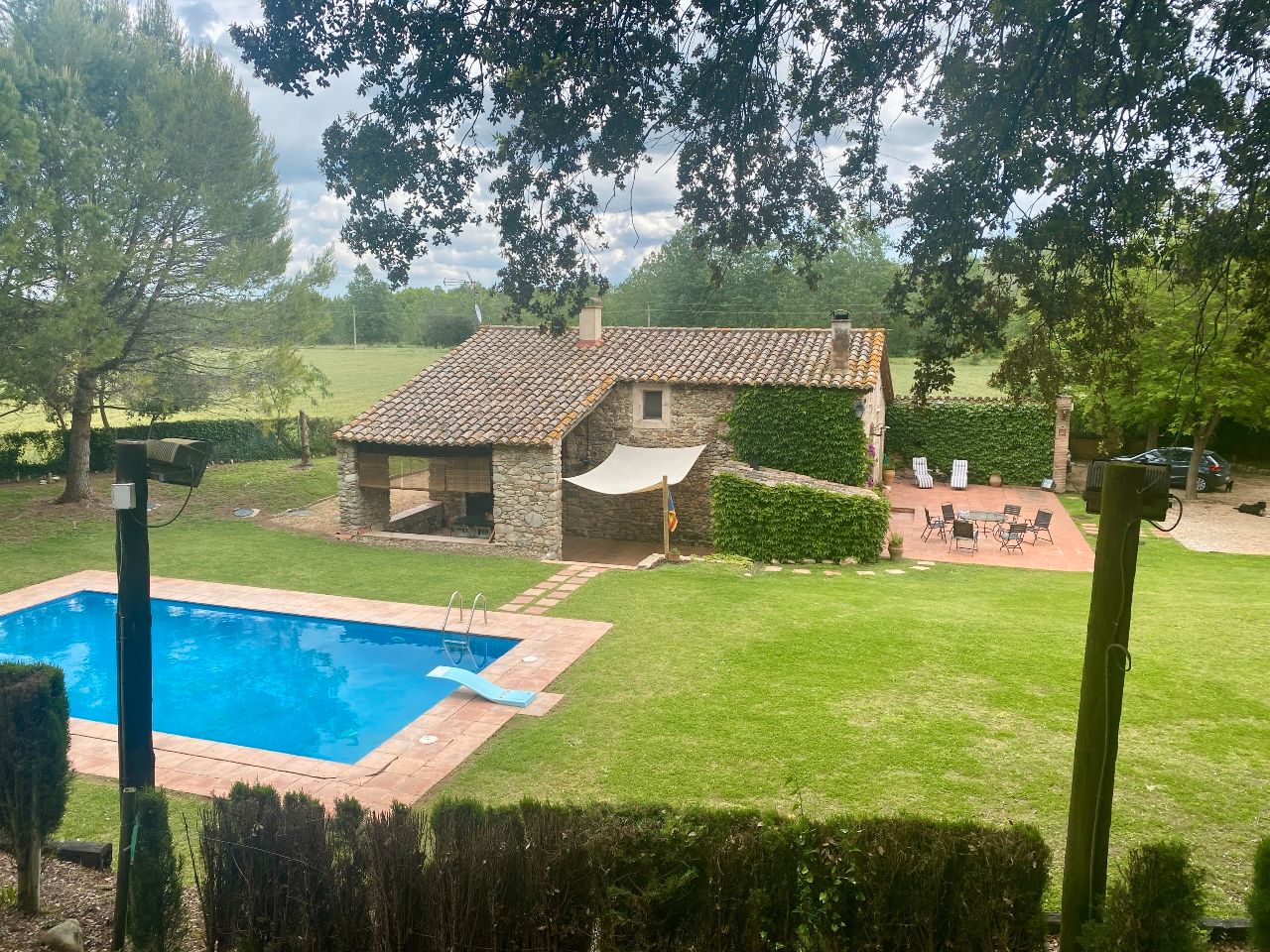 Garden of Country house for sale in Medinyà  with Private garden, Storage room and Swimming Pool