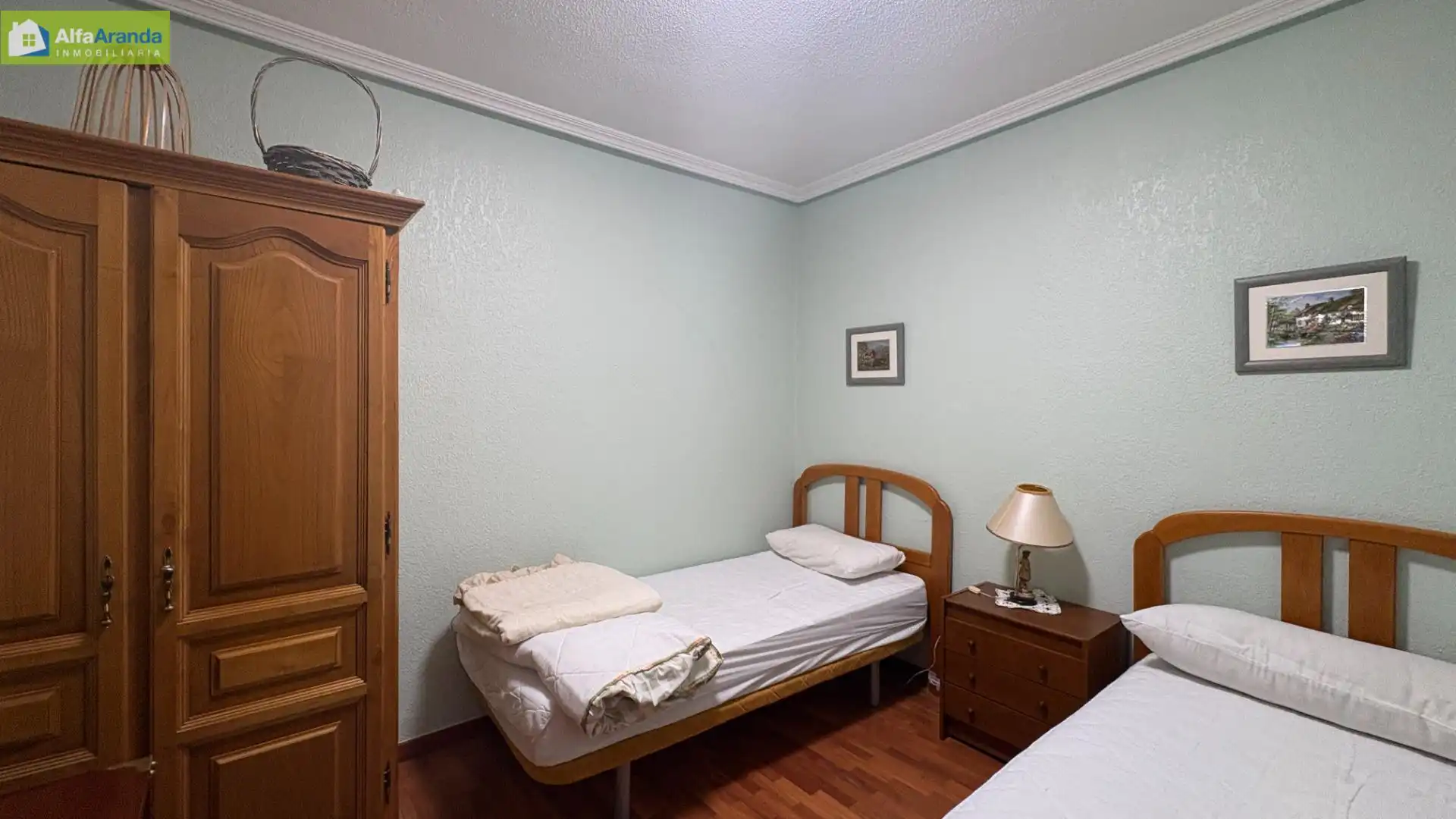 Bedroom of Flat for rent in Aranda de Duero  with Heating, Parquet flooring and Terrace