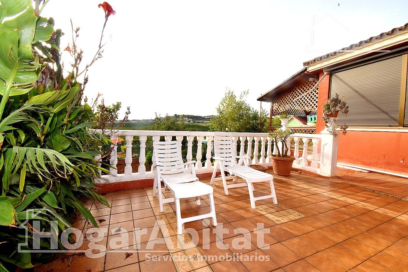 Terrace of House or chalet for sale in Borriol  with Heating, Terrace and Swimming Pool