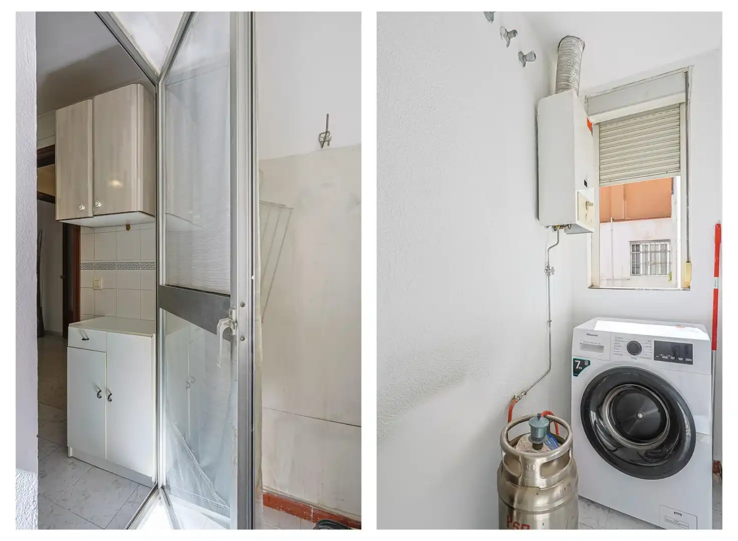 Balcony of Flat for sale in Sevilla  with Air Conditioner and Furnished