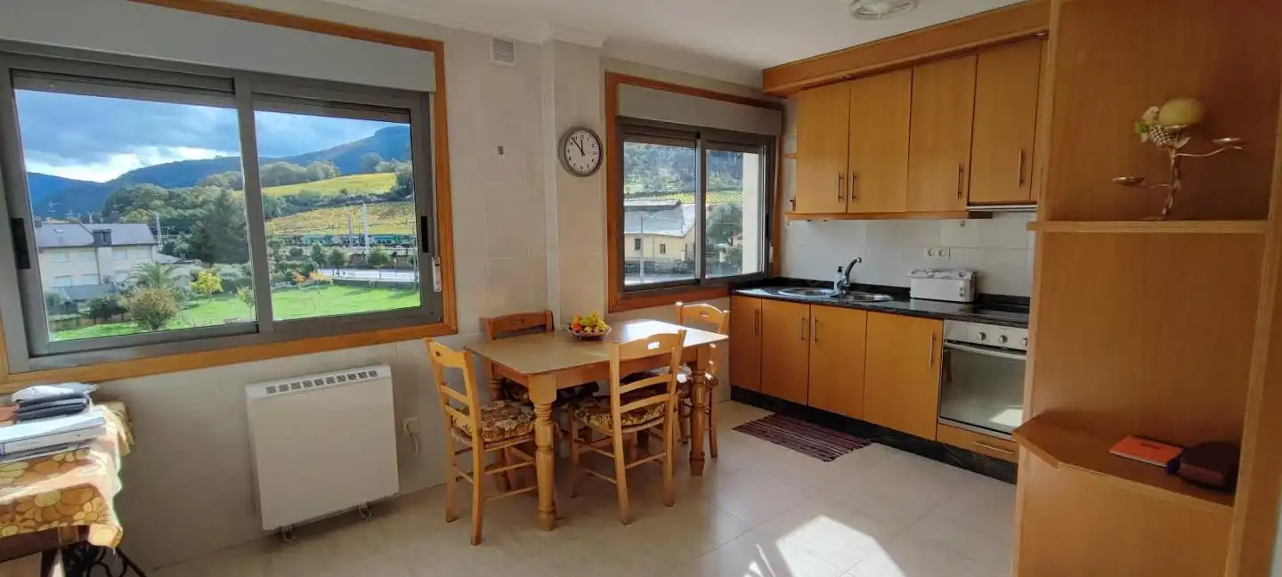 Küche von Wohnung zum Verkauf in Ribas de Sil mit Möbliert