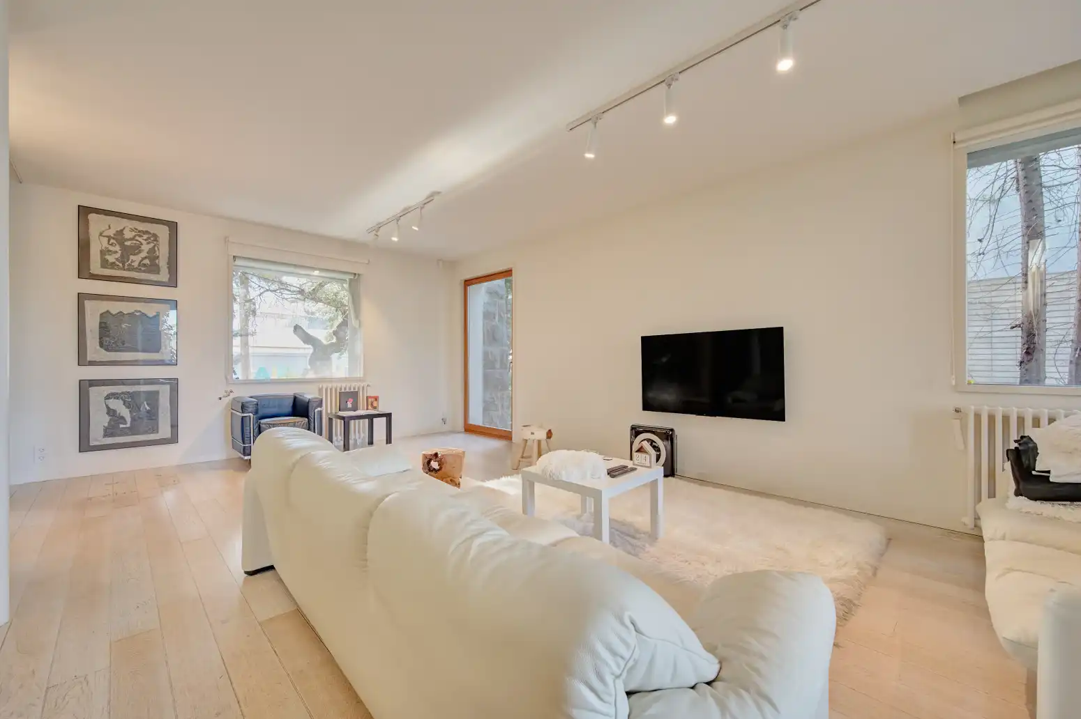 Sala de estar de Casa adosada en venta en  Pamplona / Iruña con Calefacción, Jardín privado y Parquet