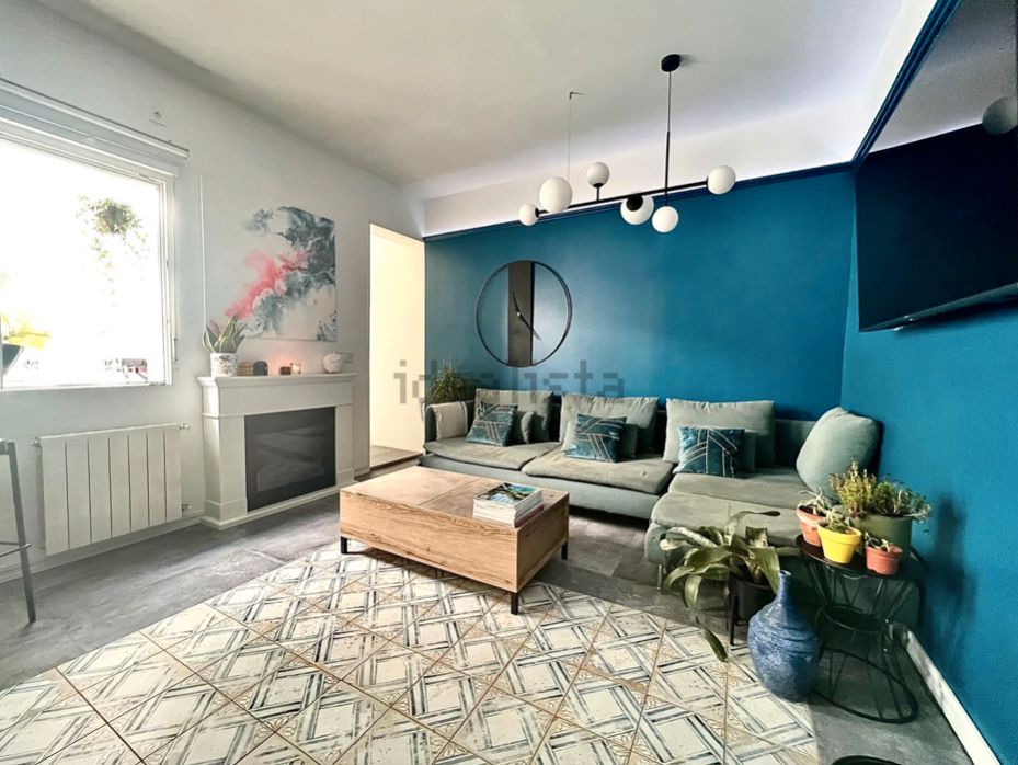 Sala de estar de Piso de alquiler en  Madrid Capital con Aire acondicionado, Calefacción y Amueblado