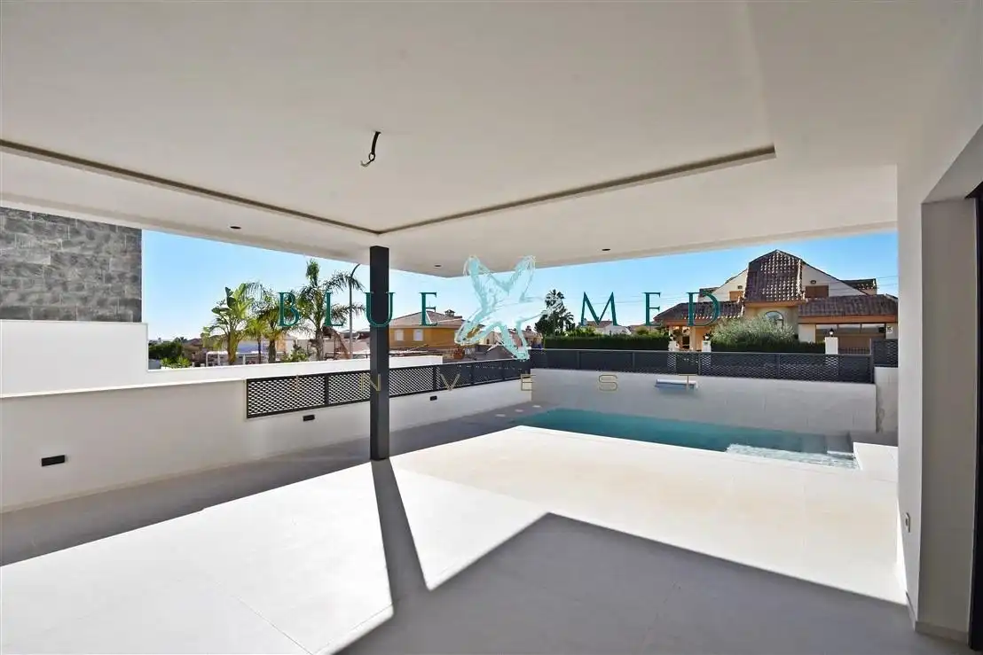 Piscina de Casa o chalet en venta en Mazarrón con Aire acondicionado, Calefacción y Jardín privado