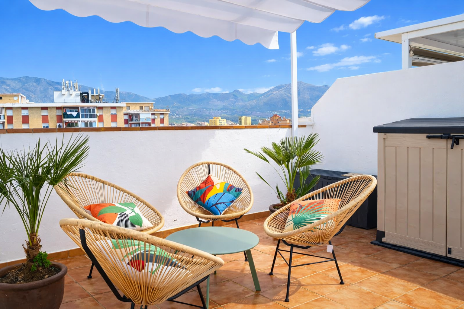 Terrassa de Apartament en venda en Mijas amb Aire condicionat, Calefacció i Terrassa