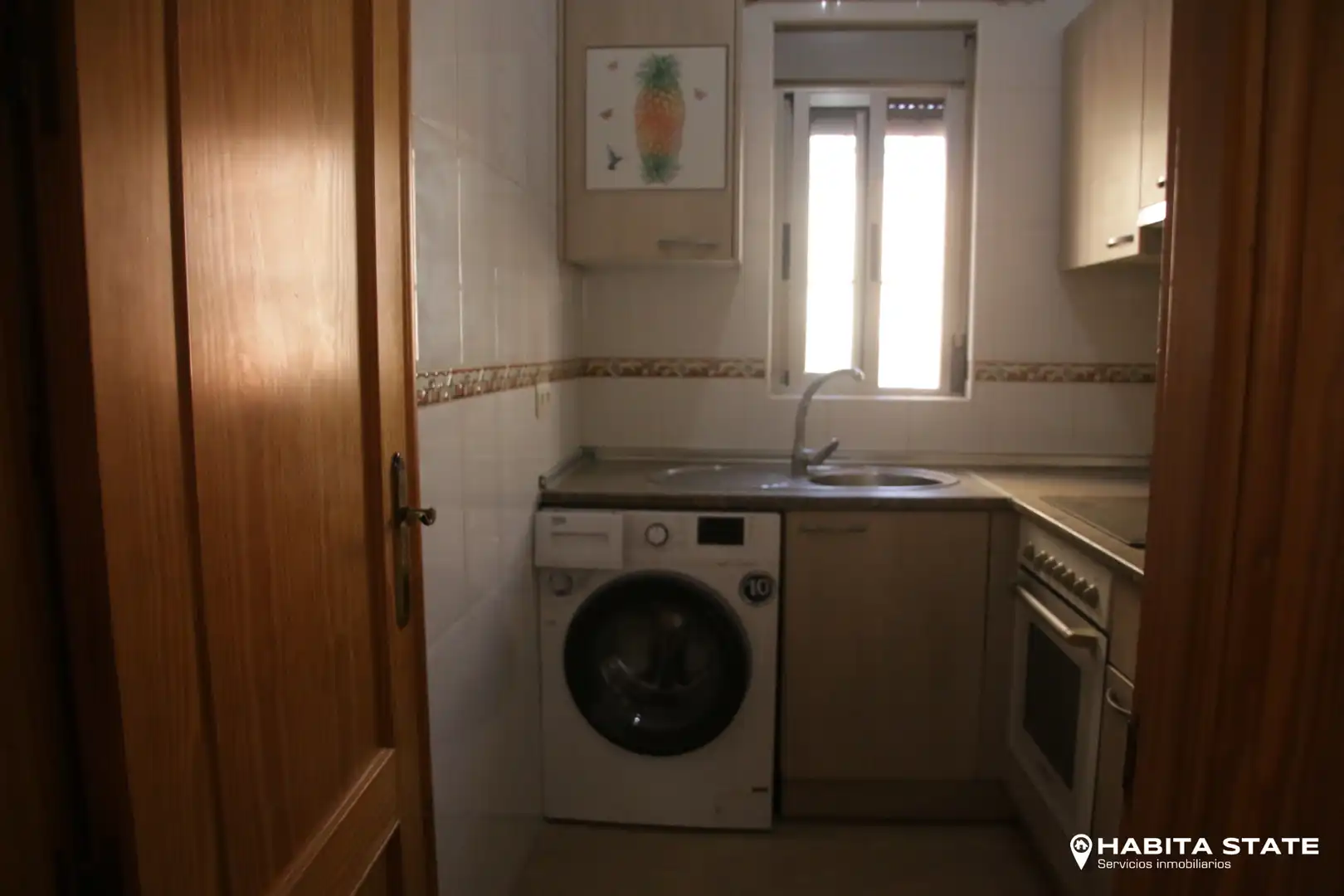 Kitchen of Flat for sale in Almería  with Furnished, Oven and Washing machine