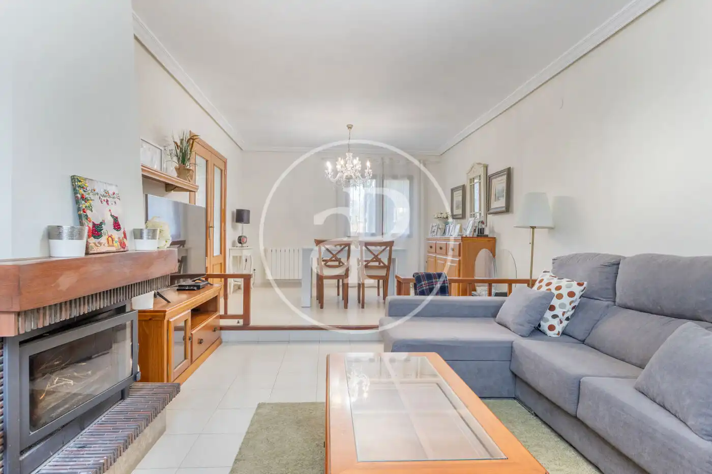 Sala de estar de Casa o chalet en venta en El Puig de Santa Maria con Aire acondicionado, Calefacción y Jardín privado