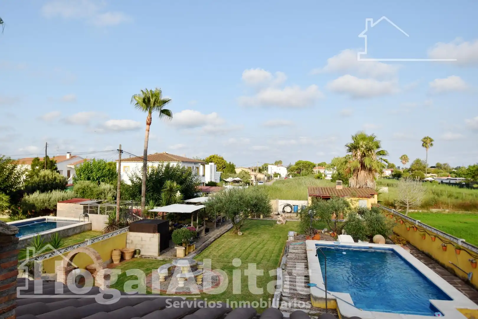 Garten von Haus oder Chalet zum Verkauf in Castellón de la Plana / Castelló de la Plana mit Klimaanlage, Privatgarten und Terrasse