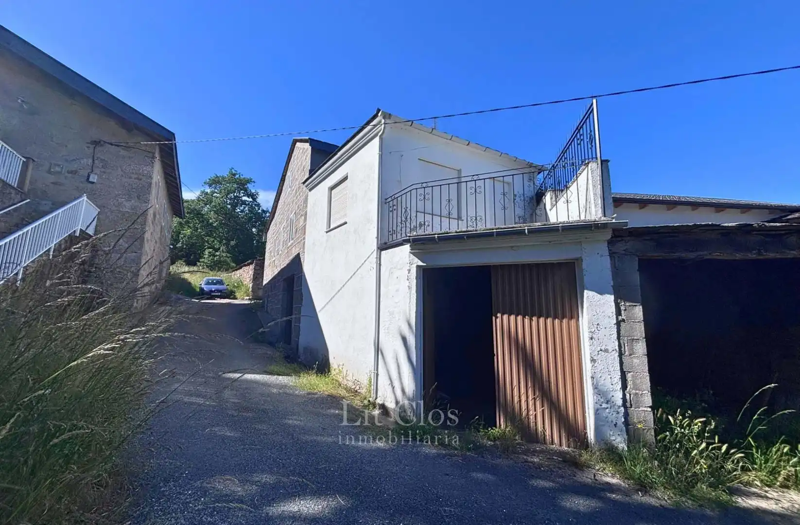 Vista exterior de Casa o chalet en venta en A Veiga  con Terraza