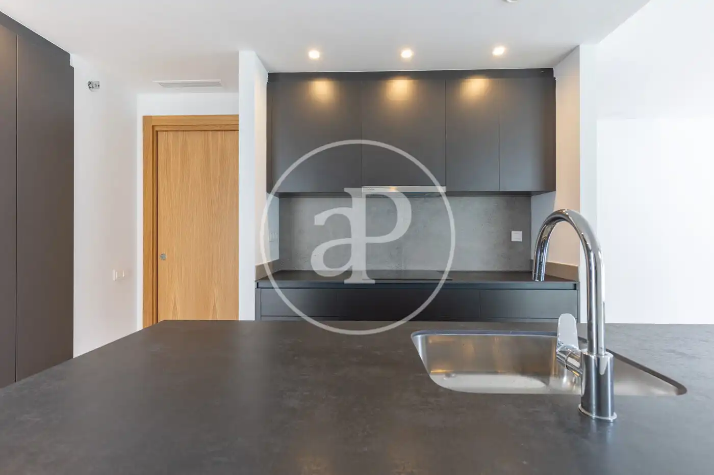 Kitchen of Flat for sale in Sant Cugat del Vallès  with Air Conditioner, Heating and Private garden