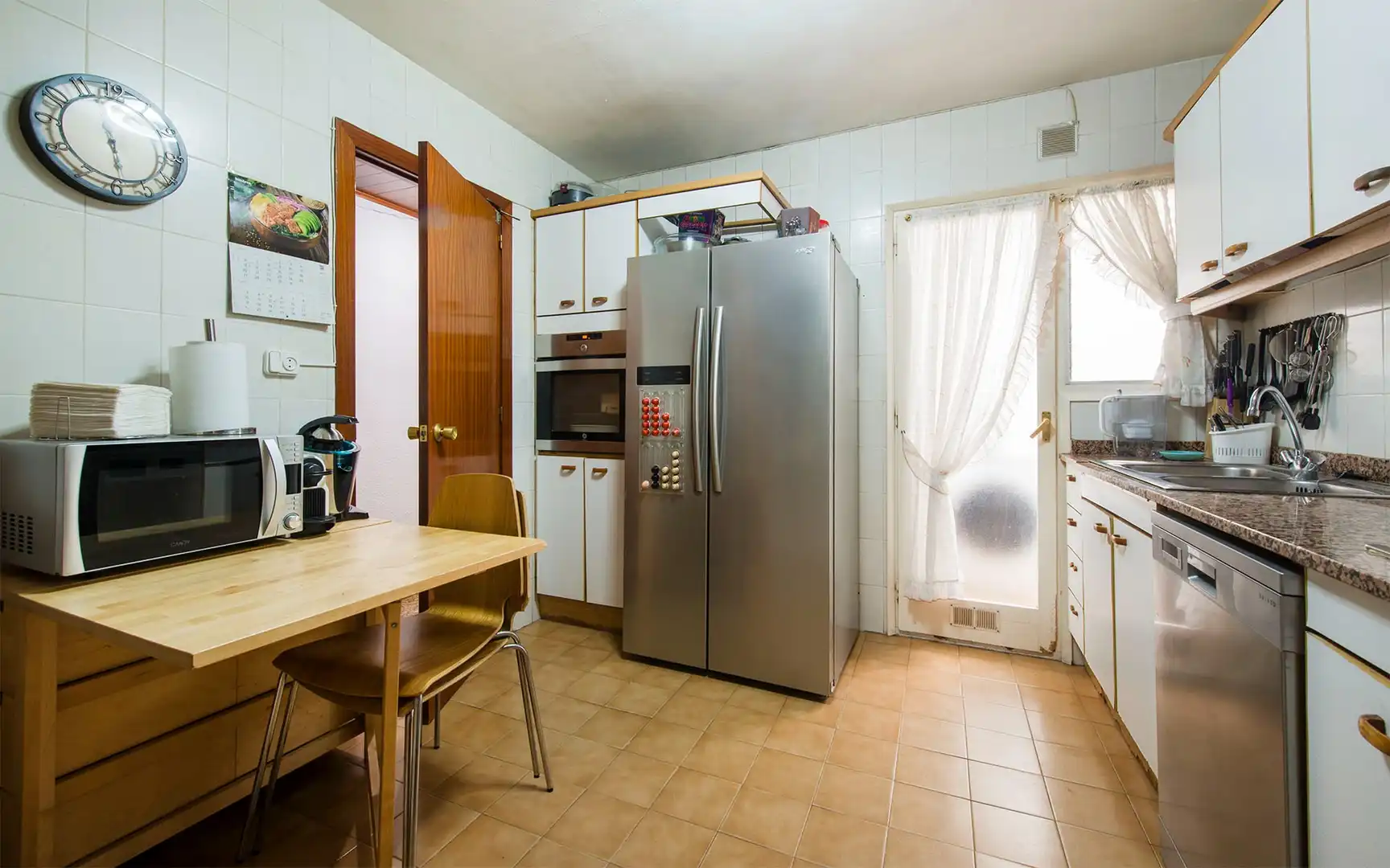 Kitchen of Flat for sale in Barcelona  with Air Conditioner, Heating and Terrace
