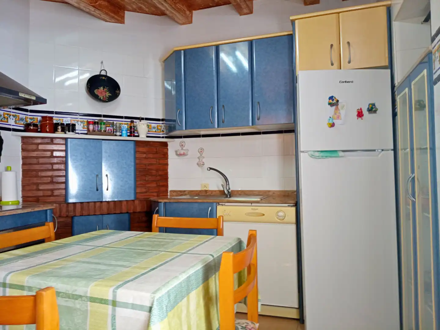 Cuina de Casa adosada en venda en San Javier amb Jardí privat, Traster i Moblat