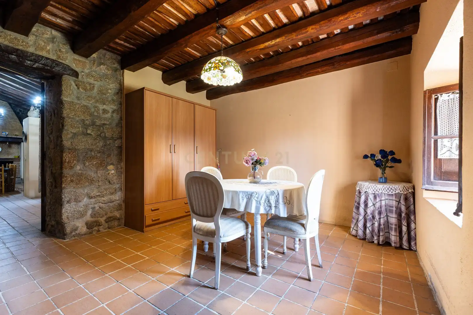 Dining room of Country homes for sale in Llagostera, Girona