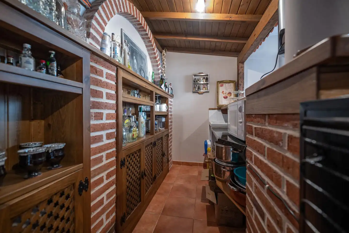 Cuina de Casa o xalet en venda en Ávila amb Calefacció, Jardí privat i Terrassa