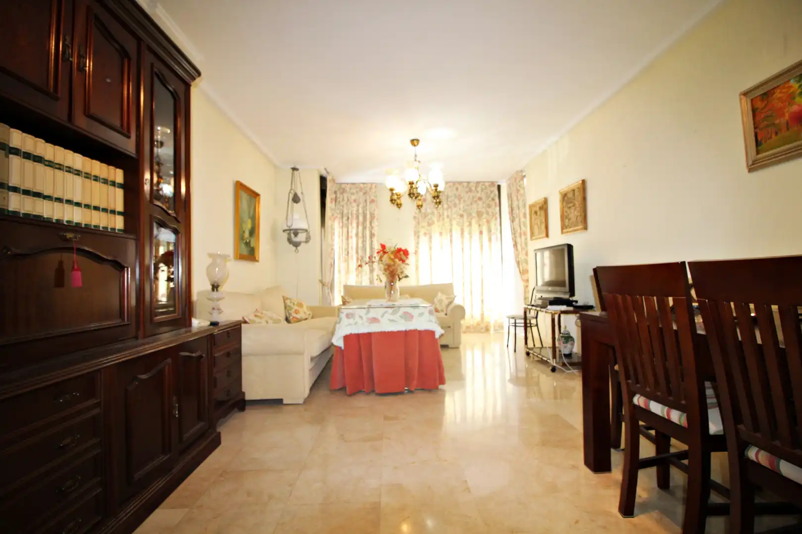 Sala de estar de Piso en venta en Huelva con Amueblado y Balcón