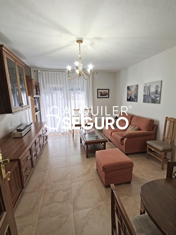 Sala de estar de Piso de alquiler en Alcalá de Henares con Calefacción, Terraza y Amueblado