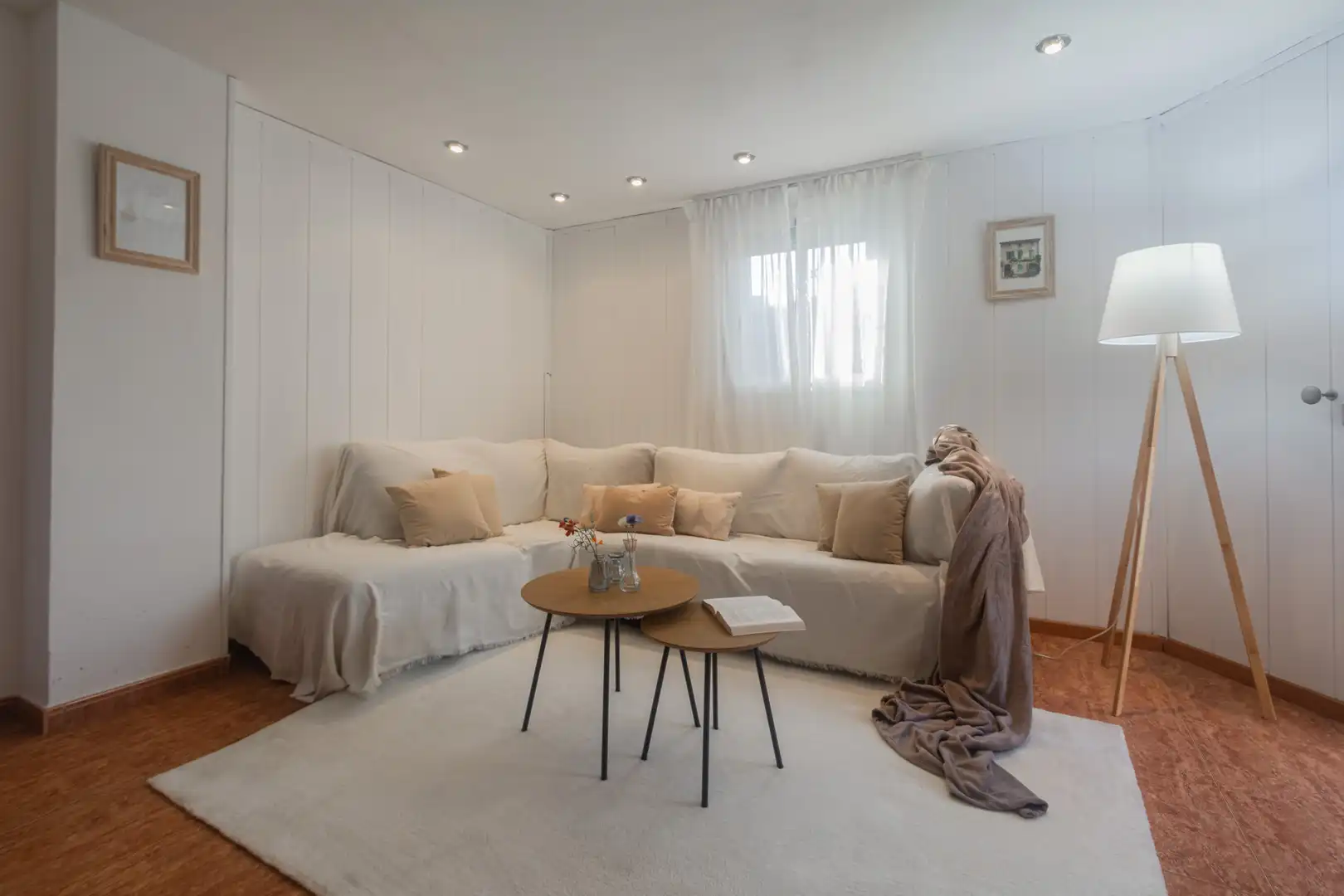 Wohnzimmer von Maisonette zum Verkauf in Rubí mit Klimaanlage, Heizung und Möbliert