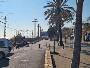 Vista exterior de Planta baja en venta en Montgat con Jardín privado y Balcón