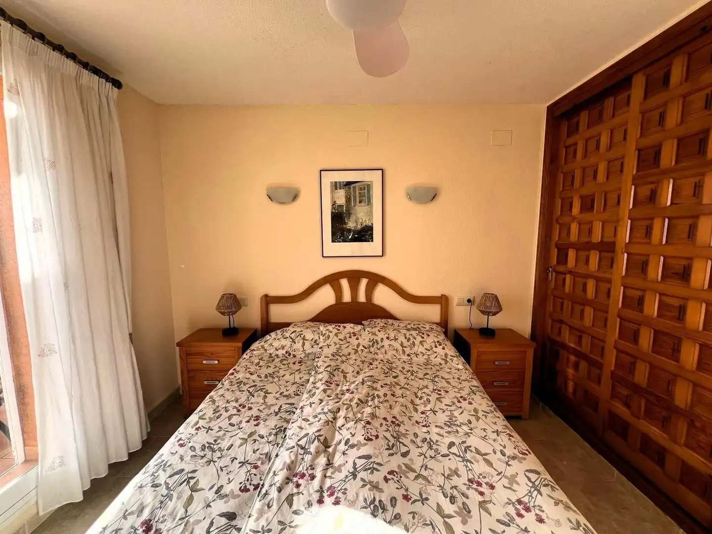 Dormitori de Apartament de lloguer en Benitachell / El Poble Nou de Benitatxell amb Jardí privat, Terrassa i Piscina comunitària