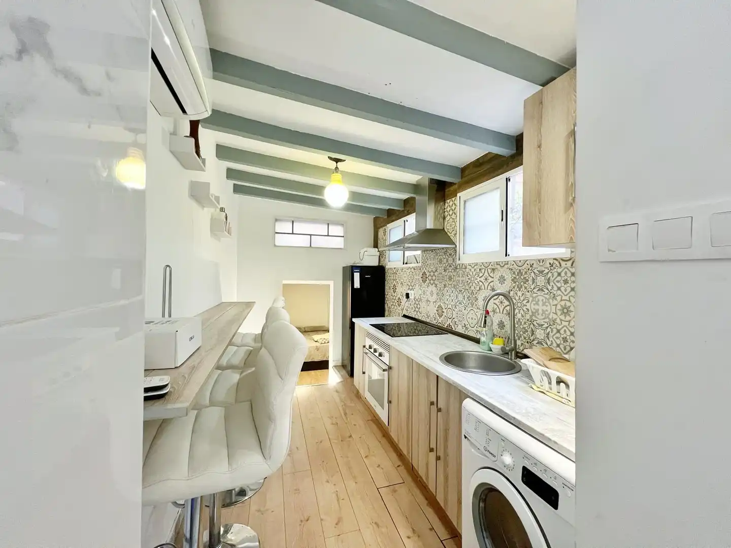 Cocina de Piso en venta en  Barcelona Capital con Aire acondicionado, Calefacción y Amueblado
