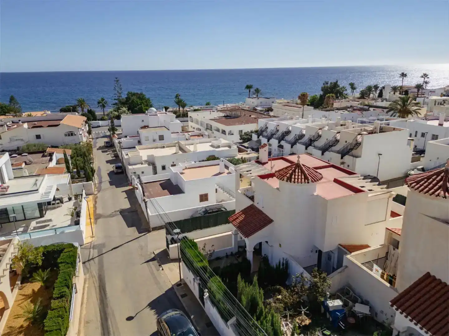 Vista exterior de Casa o chalet en venta en Mojácar con Aire acondicionado y Balcón