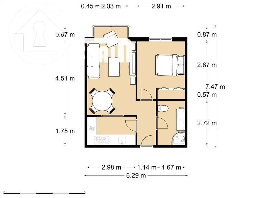 Flat for sale in Madrid  with Air Conditioner, Heating and Private garden