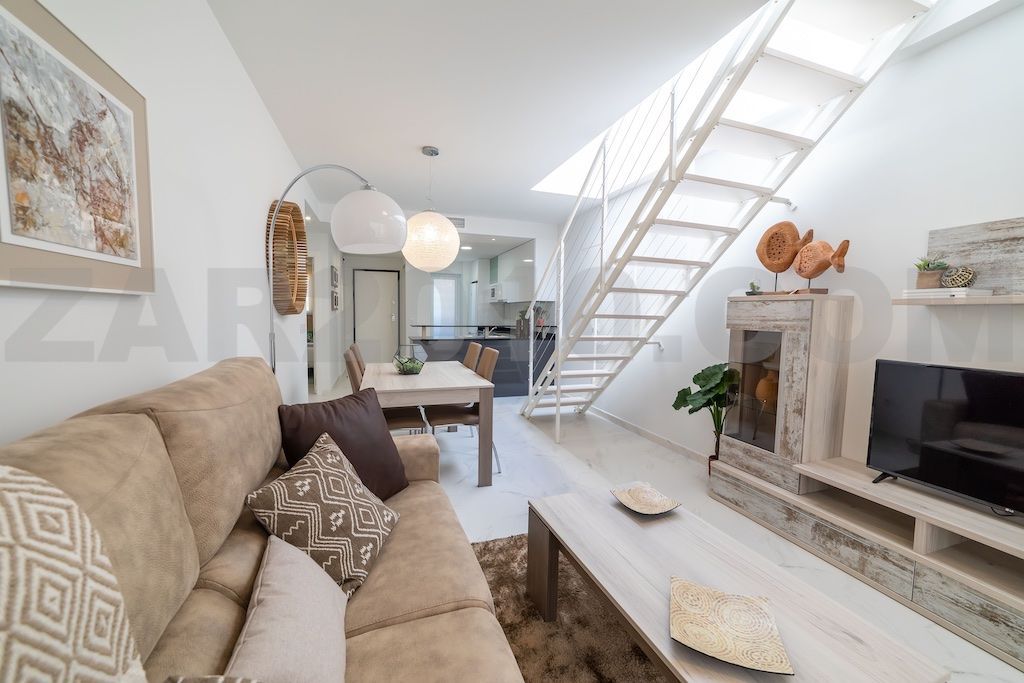 Sala de estar de Ático en venta en Pulpí con Aire acondicionado, Terraza y Trastero