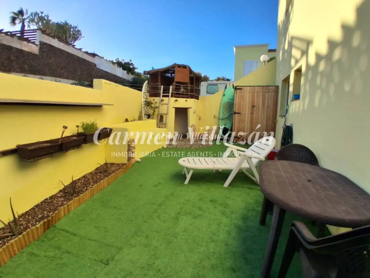 Terraza de Apartamento en venta en Pájara con Jardín privado, Terraza y Piscina comunitaria