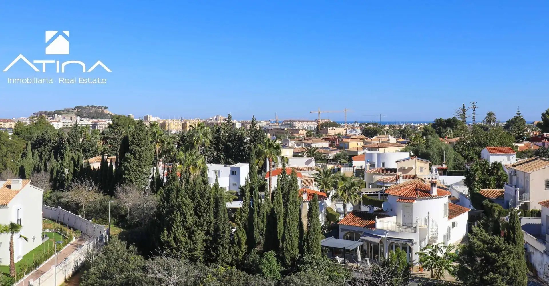 Exterior view of Detached homes for sale in Dénia  with Air Conditioner, Private garden and Terrace