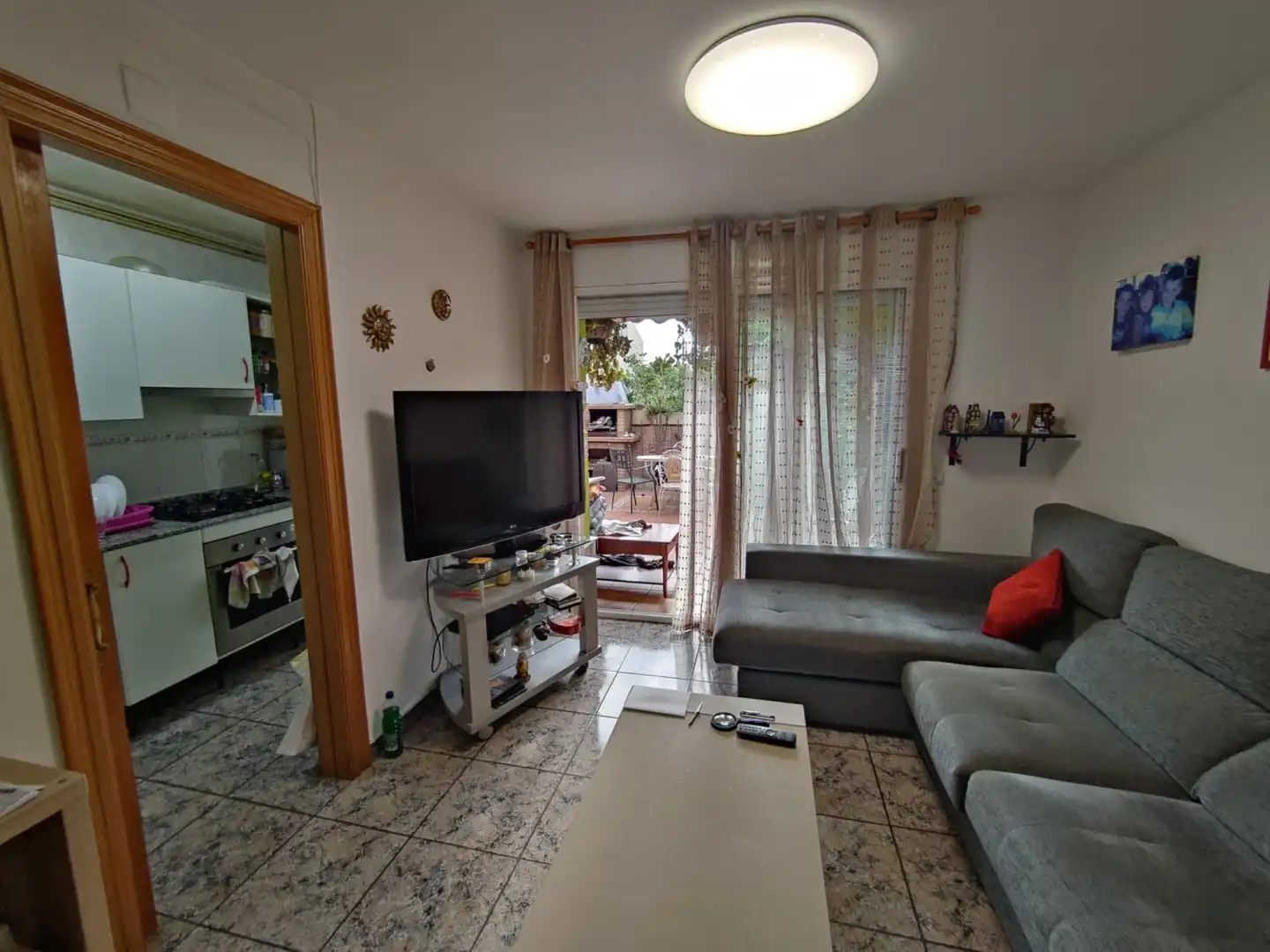 Sala d'estar de Casa adosada en venda en Collbató amb Aire condicionat i Calefacció