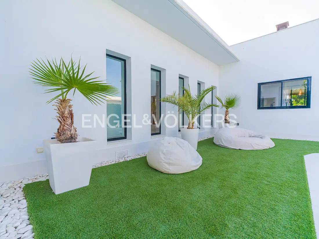 Terraza de Casa o chalet en venta en Elche / Elx con Aire acondicionado, Calefacción y Jardín privado