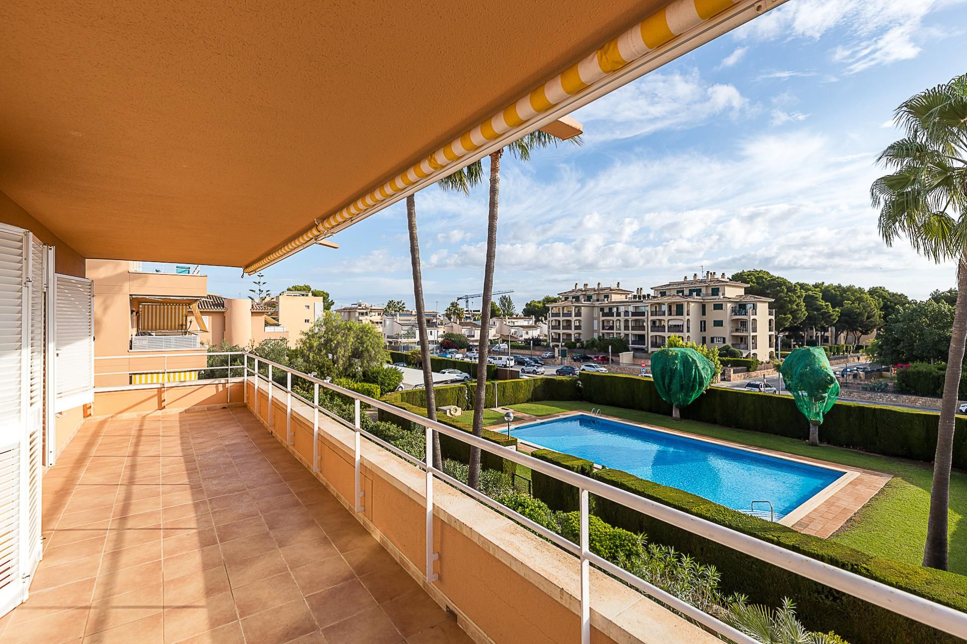 Terrasse von Wohnung zum Verkauf in Llucmajor mit Privatgarten, Terrasse und Abstellraum