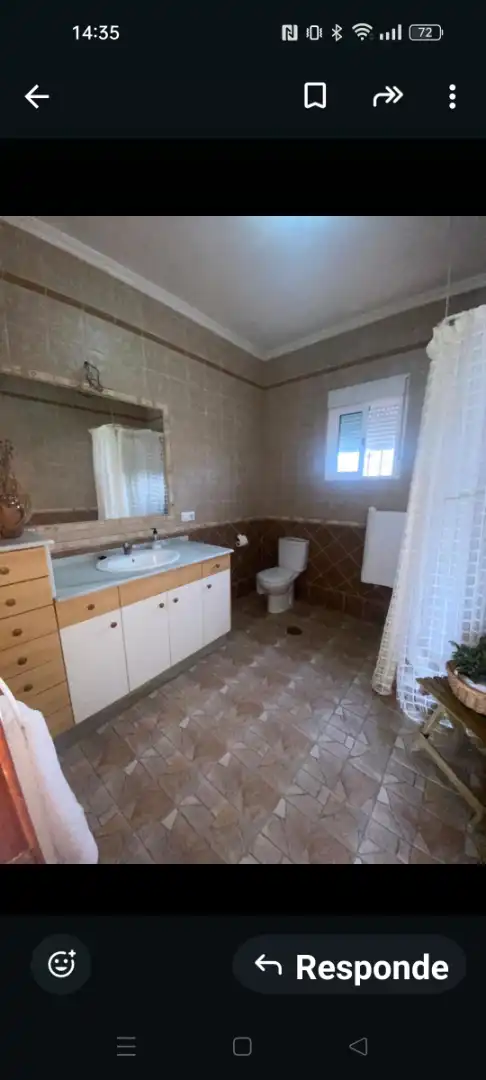 Baño de Casa o chalet de alquiler en Almodóvar del Río con Aire acondicionado, Jardín privado y Piscina