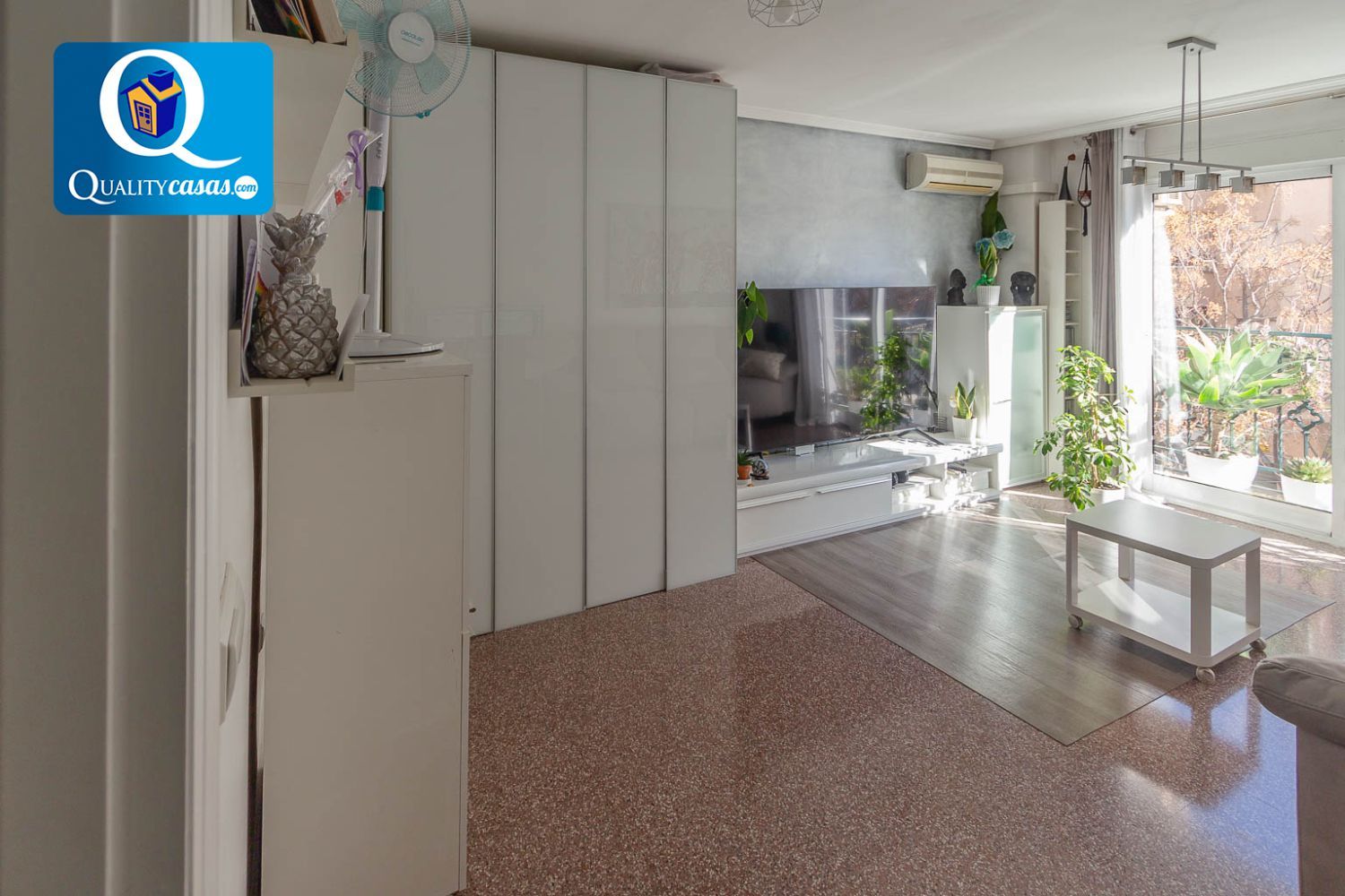 Living room of Flat for sale in San Vicente del Raspeig / Sant Vicent del Raspeig  with Air Conditioner, Heating and Balcony