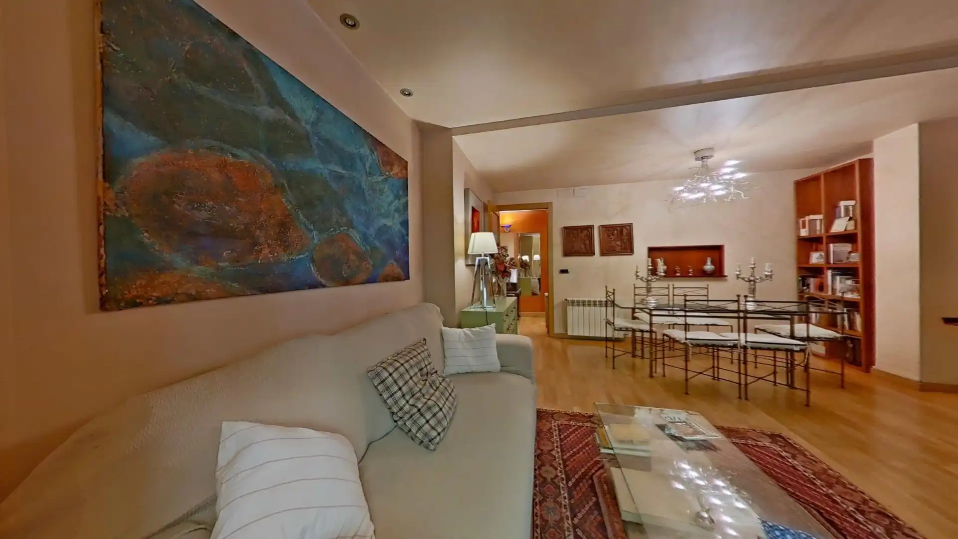 Sala d'estar de Pis en venda en Barcelona amb Aire condicionat i Calefacció