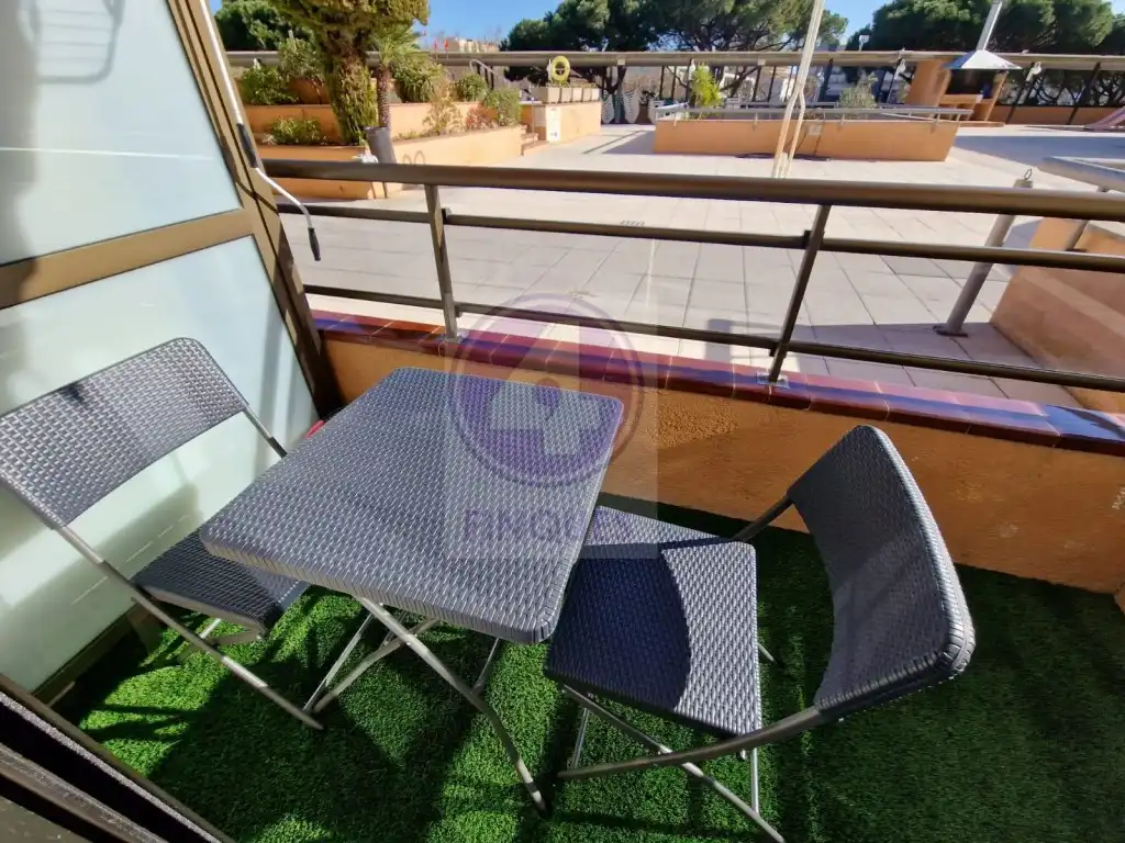 Terraza de Apartamento en venta en Castell d'Aro, Platja d'Aro i s'Agaró con Aire acondicionado y Piscina