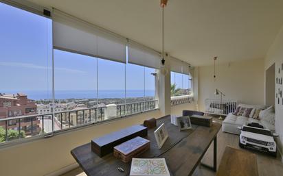 Living room of Apartment for sale in Mijas  with Air Conditioner, Terrace and Swimming Pool